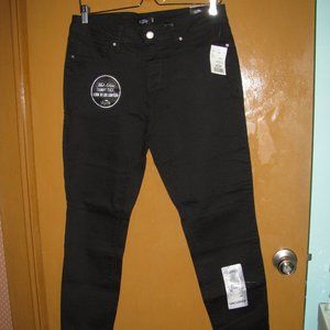 Black Slim Fit Skinny Jean by Royalty - Size 12
